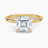 Classic Open Basket Four Claw Prong 1.8 mm Solitaire Engagement Ring
