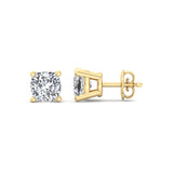 Four-Prong Diamond Earrings