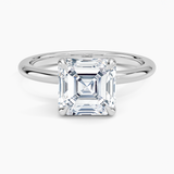 Classic Open Basket Four Claw Prong 1.8 mm Solitaire Engagement Ring