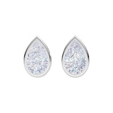 Classic Bezel Diamond Earrings