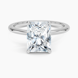 Four-Prong Comfort Fit 1.5 mm Solitaire Engagement Ring