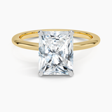 Four-Prong Comfort Fit 1.5 mm Solitaire Engagement Ring
