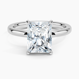 Four-Prong Comfort Fit 2.0 mm Solitaire Engagement Ring