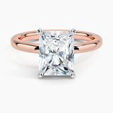 Four-Prong Comfort Fit 2.0 mm Solitaire Engagement Ring
