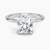 Classic Open Basket Four Claw Prong 1.8 mm Solitaire Engagement Ring