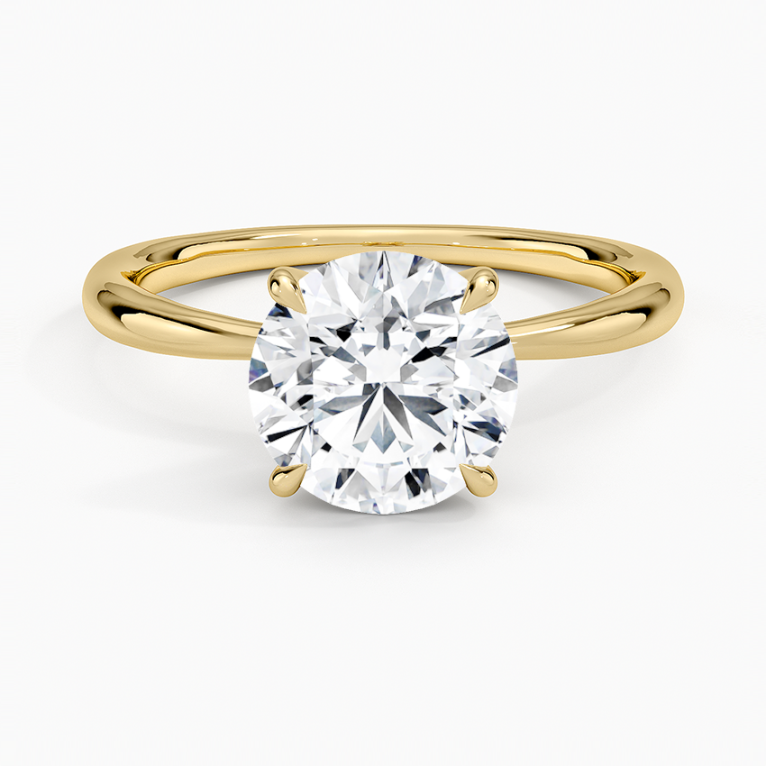 Classic Claw Prong 2 mm Solitaire Engagement Ring