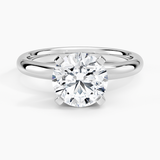 Comfort Fit 2.5 mm Solitaire Engagement Ring