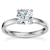 Four-Prong Comfort Fit 2.0 mm Solitaire Engagement Ring