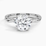 Twisted Vine Solitaire Engagement Ring