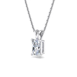 Classic Split Bail Diamond Pendant Necklace