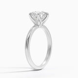 Classic Open Basket Six Claw Prong 1.8 mm Solitaire Engagement Ring