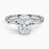 Twisted Vine Solitaire Engagement Ring