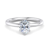 Six-Prong Comfort Fit 1.5 mm Solitaire Engagement Ring