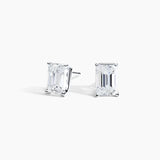 Four-Prong Screw Back Diamond Earrings