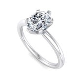 Six-Prong Comfort Fit 1.5 mm Solitaire Engagement Ring