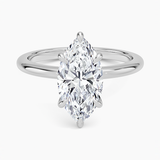 Classic Open Basket Six Claw Prong 1.8 mm Solitaire Engagement Ring