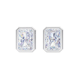 Classic Bezel Diamond Earrings