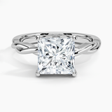 Twisted Vine Solitaire Engagement Ring