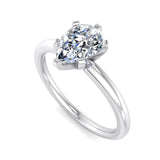 Six-Prong Comfort Fit 1.5 mm Solitaire Engagement Ring