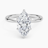 Classic Claw Prong 2 mm Solitaire Engagement Ring