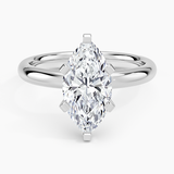 Comfort Fit 2.5 mm Solitaire Engagement Ring