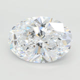 6.5 Carat Oval Shape Lab Diamond | Color F | VS1 | Ideal Cut