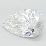 3.5 Carat Pear Shape Lab Diamond | Color F | VVS2 | Ideal Cut